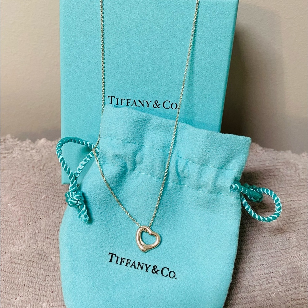 Tiffany & Co. Peretti Open Heart Necklace
